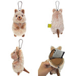 [선레몬] SUNLEMON 행복한쿼카 파우치/릴키홀더(가방고리) 쿼카키링 : 선레몬