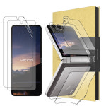 빅쏘 3DS 내부 외부 힌지 액정보호 필름 갤럭시Z 플립5, 2매입 : 빅쏘