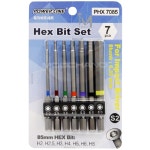 [POWERLINE] 파워라인 육각비트세트(7PCS) 기장 85mm PHX7085 : 사자공구