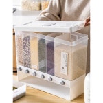 잡곡 쌀통 분리수납 콩 쌀 잡곡 분류 밀폐 쌀벌레 예방 : 제이앤상점