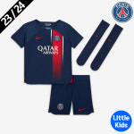나이키 리그1 파리생제르망 PSG 유니폼 리틀 키즈 홈 키트 상,하의, 양말세트 23-24 (DX2806-411) : 앤드글로벌