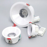 움푹 LED 다운라이트 COB 방습골타입 10w 75mm(3인치) 플리커프리 매립등 : 조이라이팅