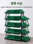 쇼핑몰 슈퍼마켓 보관 청과 다기능 선반 디스플레이 랙  다층 : 샹차이