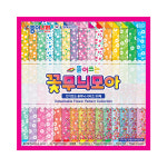 종이나라 뜯어쓰는 꽃무늬모아 1갑 15x15cm 색종이 종이접기 : 계룡몰