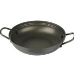 업소용 경질 높은 전골냄비 20cm 감자탕 김치 매운탕 알루미늄 검정 : 다담키친