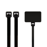 솔탑 전선 정리 케이블 타이 중 흑색 200개 네임타이 중단락 소 100개 SOLTOP-1435 : 마하링크 공식스토어