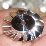 CNC 고정밀 알루미늄 베인 터보 고속 송풍기 덕트 팬 블레이드 임펠러 27mm 100000 Rpm : 브랜드이너