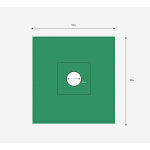 금성 치과용 공포 50cm x 50cm hole지름10cm(1개) : 메디프라자