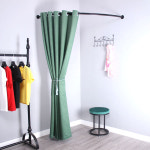 둥근 커텐 레일 옷가게 피팅룸 탈의실 매장용 커튼봉 : 우리누리마켓