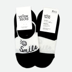 FAKE SOCKS SMILE WHITE M 페이크삭스 스마일 화이트 M : 옐로우삭스