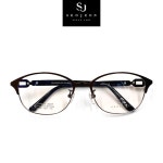 서전 SEOJEON SFK-7583 BR 브라운 세련된 중년 여성 안경 큰 안구 캣츠아이 : 안경할인마트