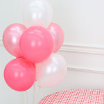 로나파티 생일 파티 곰돌이 풍선 세트 핑크 아기 두돌 세돌 생일상 : RONA PARTY