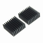 2 개/몫 35x35x14mm 라디에이터 알루미늄 방열판 VGA CPU PC 용 : 셀린언니