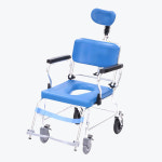 장기요양보험 복지용구 PT-300 목욕의자 노인 고령자 어르신 미끄럼방지의자 휠체어형 환자용의자 : 노블카운티의료기