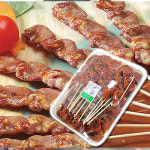 국내산 염통꼬치 1kg (50꼬지 내외) 치킨 닭 꼬치 구이 캠핑 바베큐 안주 음식 : 티마트
