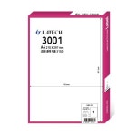 LATECH LTP 3001 라벨지 1칸 폼텍 LS 3130 백색무광 A4 100매 레이테크 분류표기용 : 오피스 문방구