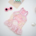 어썸퍼피 NEW 플라워 트윙클 크롭탑 (핑크) : 철수마켓