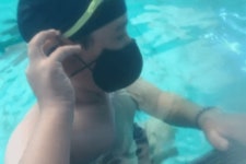 통풍 숨쉬는 봄 마스크 등산 운동 물놀이 수영장 방수 목욕탕 요가 필라테스 헬스 : WEGOTOO