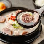 신포시장 가마솥 순대국밥 사골 국밥 600g X 2팩 : 김씨언니마켓