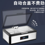 럭셔리 뷔페보온 차핑디쉬 304스테인레스 사각형접시 304 이중그리드 6 리터 : 헤리움스토어