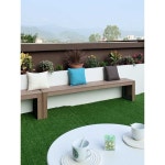 야외 카페 테라스 벤치 긴 나무의자 평의자 평상 서재 : 구대성지