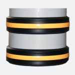 원형기둥보호대 125mm L10M : 안전지대