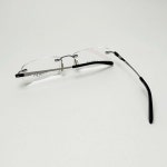 가벼운 남자 여자 투명 사각 무테 안경 : 모스트 MOST