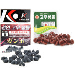 천연 고무 라텍스 조개봉돌 전체 코팅 봉돌 찌낚시 채비 : 낚시톡톡