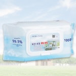 안전한 살균 소독용 물티슈 물휴지 티슈 100매 : 다윈몰