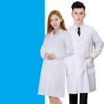 한의원 옷 수술복 간호조무사 병원 가운 코스프레 흰색 코트 긴팔 남녀 사 정장 반팔 여름 겨울 두꺼운 자기 재배 간호사 약국 작업 화 : Medrar