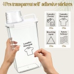 좋은생활 다용도 세탁 세제 디스펜서 (기본라벨 포함) 눌러쓰는 디스펜서 1구 : 다울 종합상사