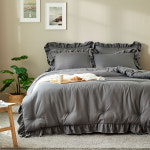 알러지케어 호텔식 기숙사 이불세트 프릴침구세트 SS이불+SS패드+베개커버1 : ARGIO  아르지오