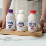 전남함평 수제 무첨가 플레인 요거트 요구르트 딸기 블루베리 500ml : 유성목장