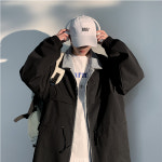 AOULS 아울스 맨 오버핏 데님 레이어드 스포츠 자켓 J6073 : JoonieMarket