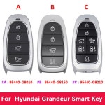 PCB 4/7 버튼 스마트 애프터마켓 쉘 현대 그랜저 원격 433 MHz 95440-G8010 95440-G8150 95440-G8210 : 신직구육호