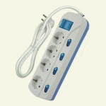 다전전기 4구 절전형멀티탭 DMT-SB04 3호(2.7m) : 나인조이