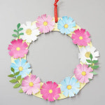 하늘 코스모스리스(5인용)만들기 미술놀이 어린이집 유치원 초등학교 미술 재료 : 몽동마트