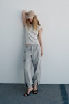 ZARA 자라 지퍼 나일론 팬츠 4661/507 : 해크니