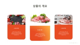 육류 도매업 회사소개서 파워포인트 PPT 피치덱 템플릿 (축산도매, 축육도매, 정육도매, 정육점, 축산유통) : 씨티미디어