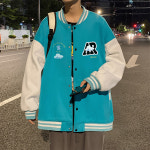 AOULS 아울스 맨 스포츠 루즈핏 포인트 베이스볼 점퍼 G6806 : JoonieMarket