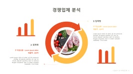 육류 도매업 회사소개서 파워포인트 PPT 피치덱 템플릿 (축산도매, 축육도매, 정육도매, 정육점, 축산유통) : 씨티미디어
