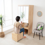 원마인드 400 다용도 옷장 겸 수납 화장대 : 주식회사 원마인드