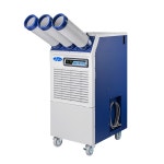 21센추리 산업용 에어컨 이동식 실외기없는 에어콘 주방 야외 공장 국산 2구 5300Kcal R : rosevie