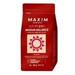 맥심 원두분쇄커피 미디엄밸런스 200g : 굿셀리스
