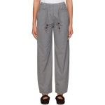 가니 그레이 드로스트링 바지 F8165 Paloma Melange 232144F087024 : 페칭