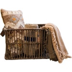 원목 빨래바구니 세탁 바구니 사각 햄퍼 : 홈 꾸밍