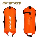 STM 에스티엠 수영 안전 부이 안전부표 다이빙 바다수영 오픈워터 (허리벨트 포함) BUOY 오렌지 : 웨이브몰