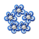 큐빅플라워 10 블루 : 보스네일