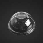 PET 98파이 아이스컵 전용 돔뚜껑(무타공/컵샐러드용) 1000개 (BOX) : 빅커피스토어