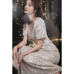 이브닝 드레스 스팽글 숙녀복 생일파티 주인공 연회 인어 호스트 피아노연주회 원피스 방송 : 친한언니마켓